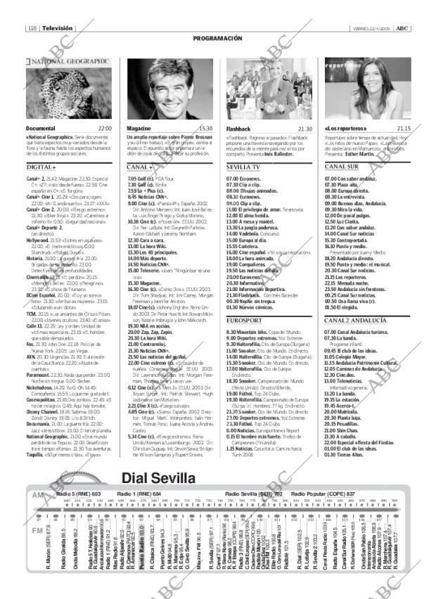 ABC SEVILLA 22-04-2005 página 118