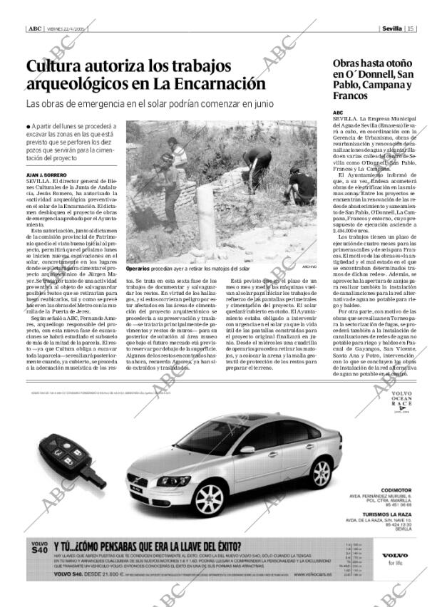 ABC SEVILLA 22-04-2005 página 15