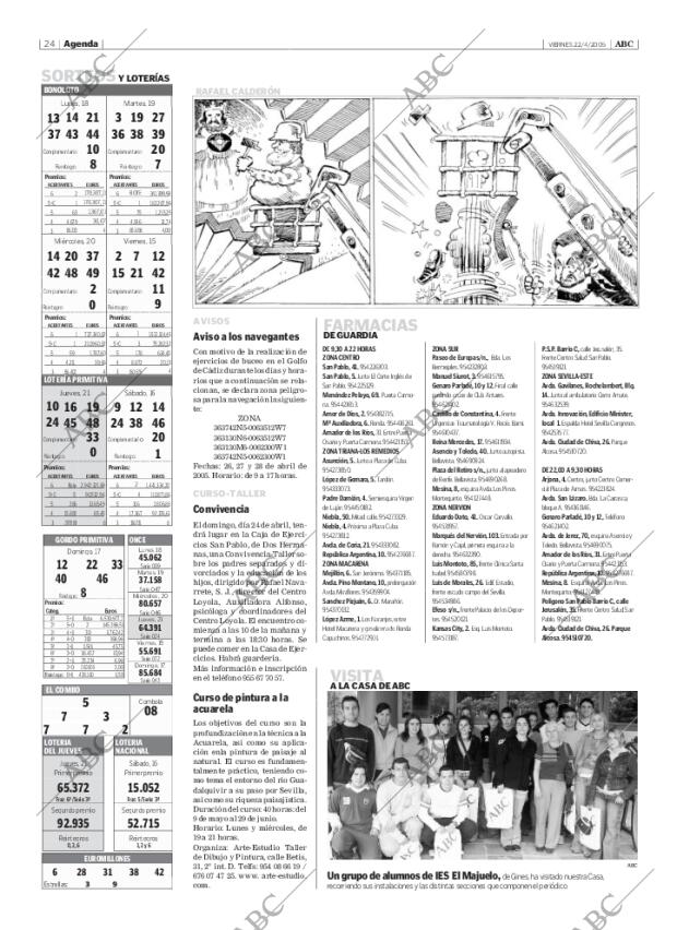 ABC SEVILLA 22-04-2005 página 24