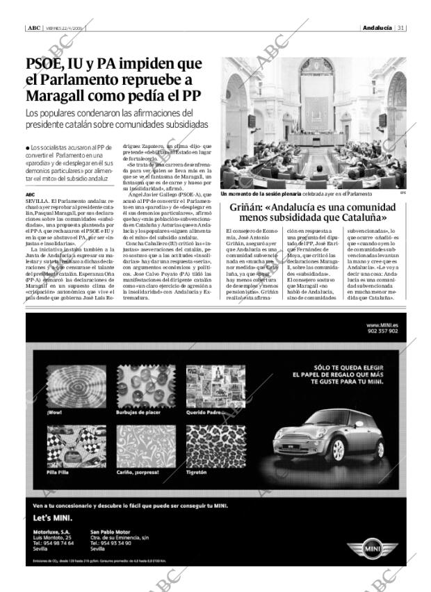 ABC SEVILLA 22-04-2005 página 31