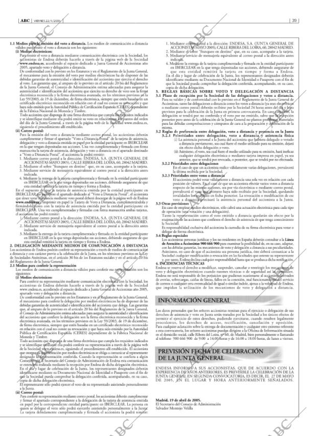 ABC SEVILLA 22-04-2005 página 39