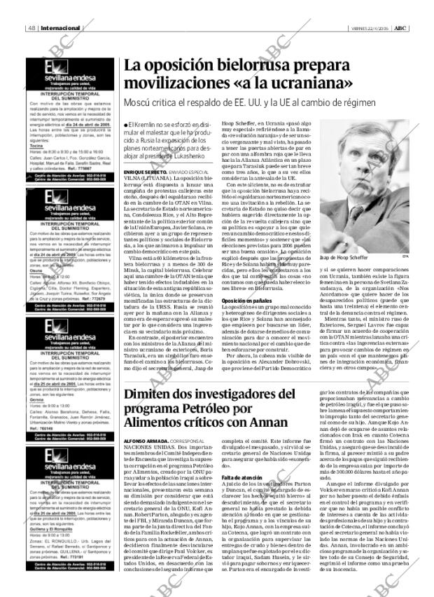 ABC SEVILLA 22-04-2005 página 48