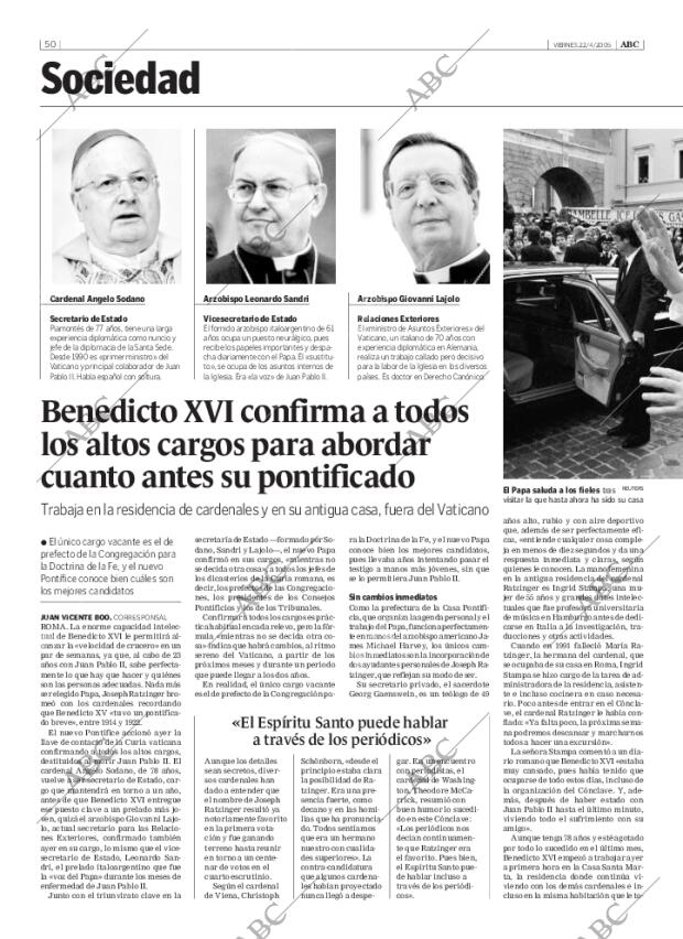 ABC SEVILLA 22-04-2005 página 50