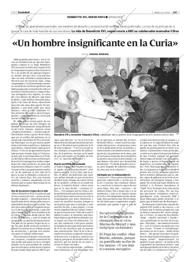 ABC SEVILLA 22-04-2005 página 54