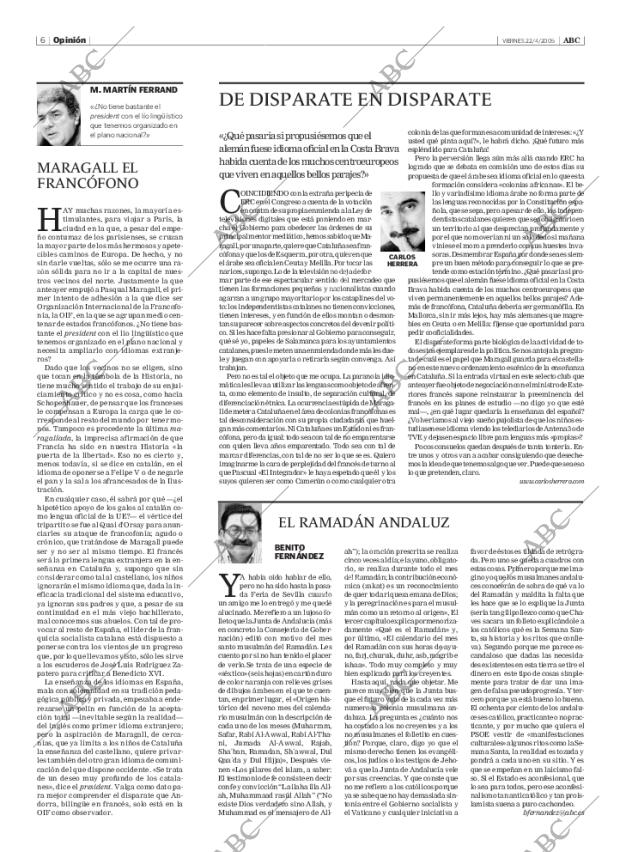 ABC SEVILLA 22-04-2005 página 6