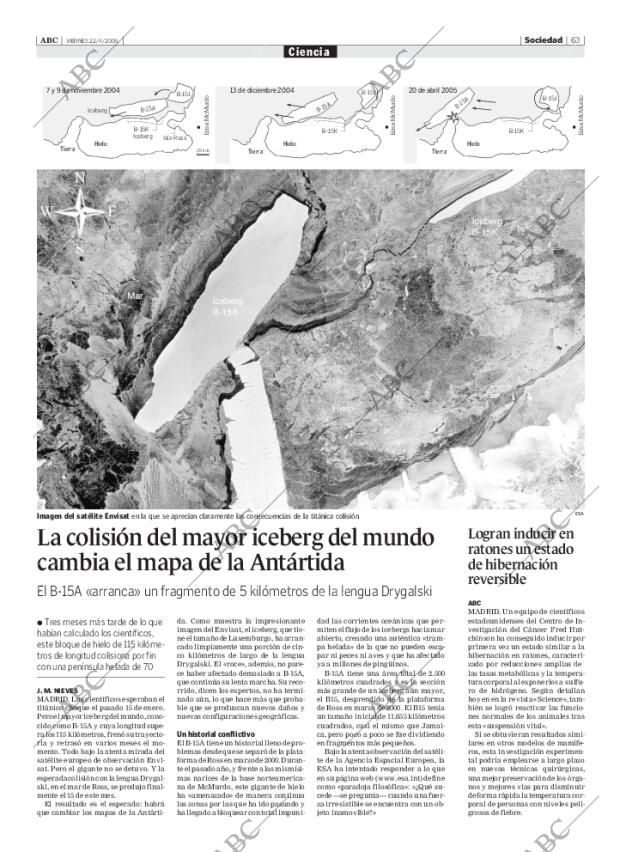 ABC SEVILLA 22-04-2005 página 63