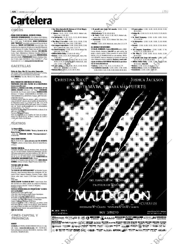 ABC SEVILLA 22-04-2005 página 73