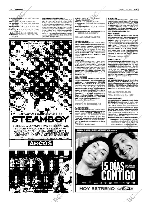 ABC SEVILLA 22-04-2005 página 78