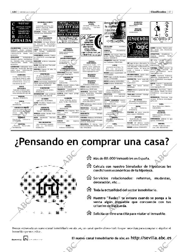 ABC SEVILLA 22-04-2005 página 87