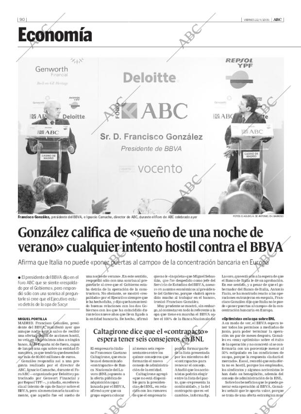 ABC SEVILLA 22-04-2005 página 90