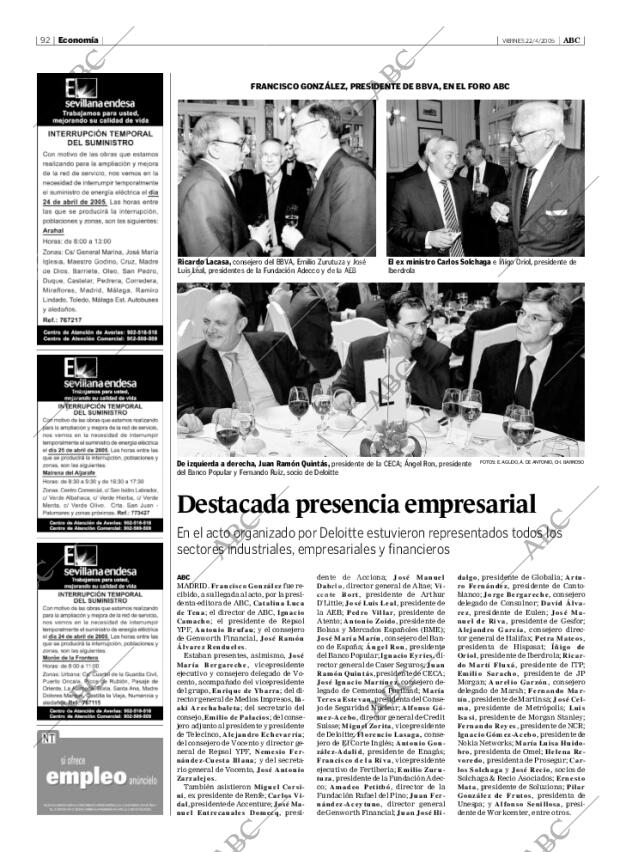 ABC SEVILLA 22-04-2005 página 92