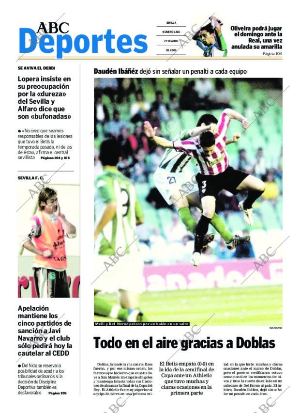 ABC SEVILLA 22-04-2005 página 99