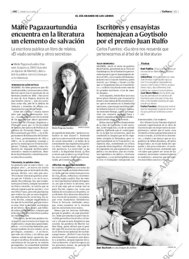 ABC MADRID 23-04-2005 página 63