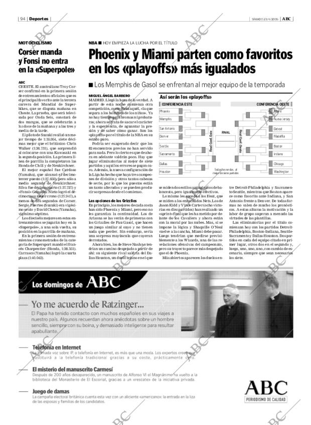 ABC MADRID 23-04-2005 página 94