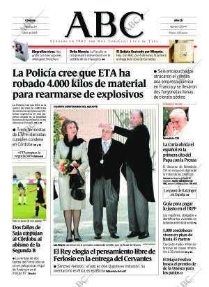 ABC CORDOBA 24-04-2005