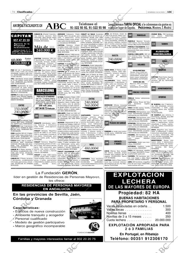ABC CORDOBA 24-04-2005 página 74
