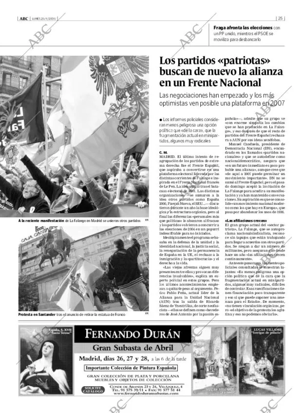 ABC MADRID 25-04-2005 página 25