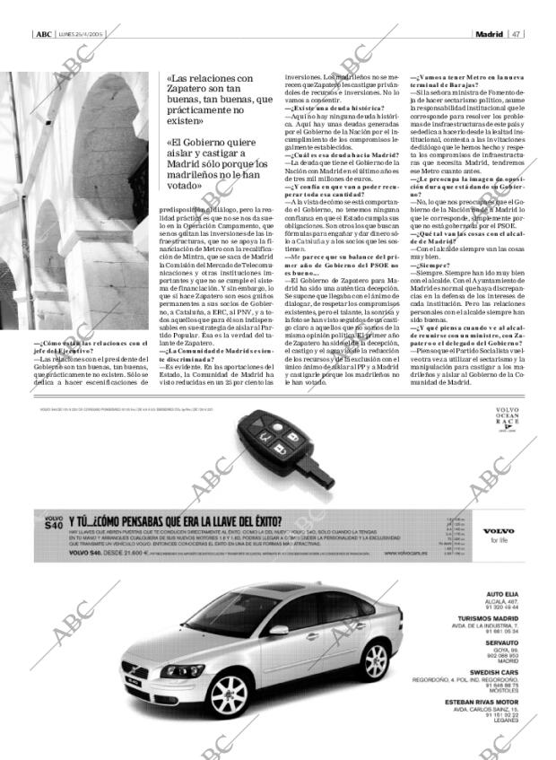 ABC MADRID 25-04-2005 página 47