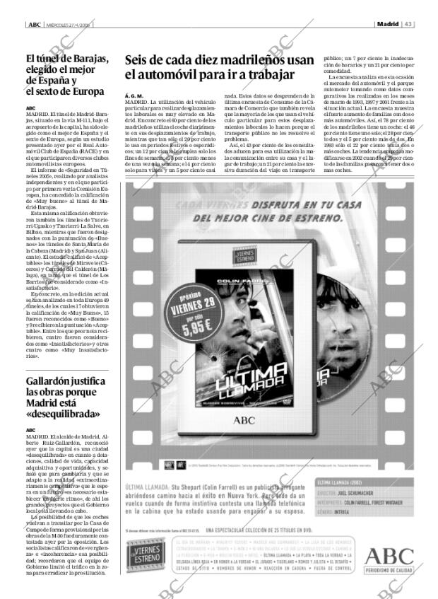 ABC MADRID 27-04-2005 página 43