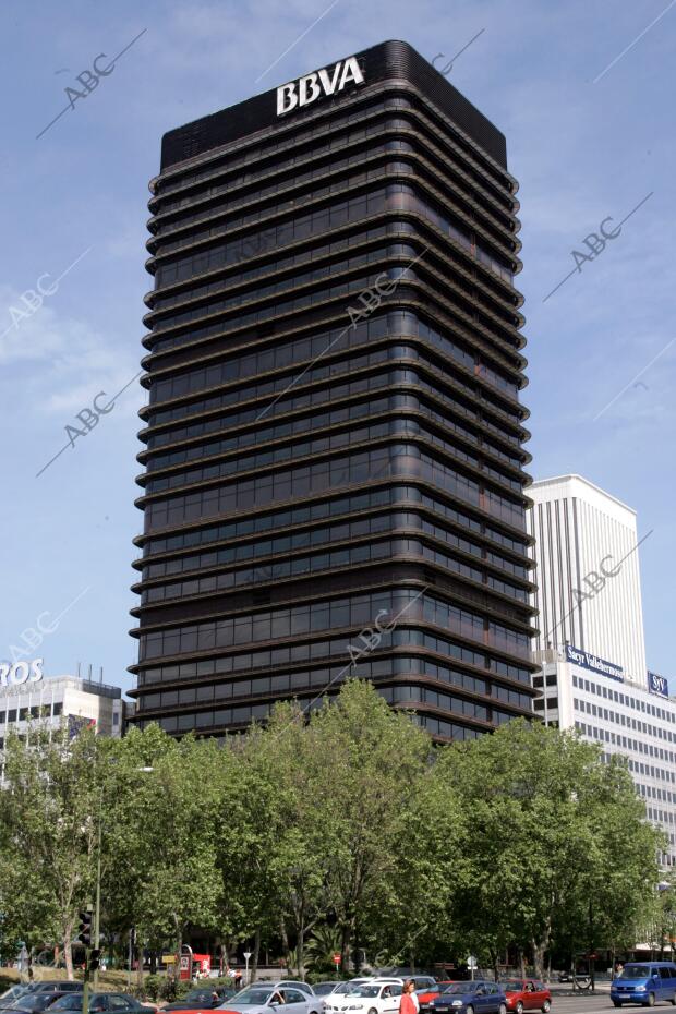 Edificios de Madrid. En la imagen edificio Bbva