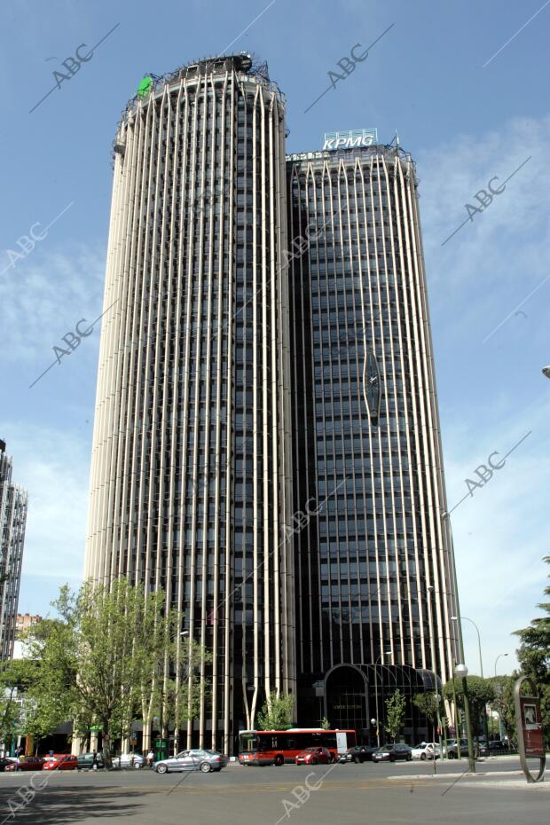 Edificios de Madrid. En la imagen torre Europa