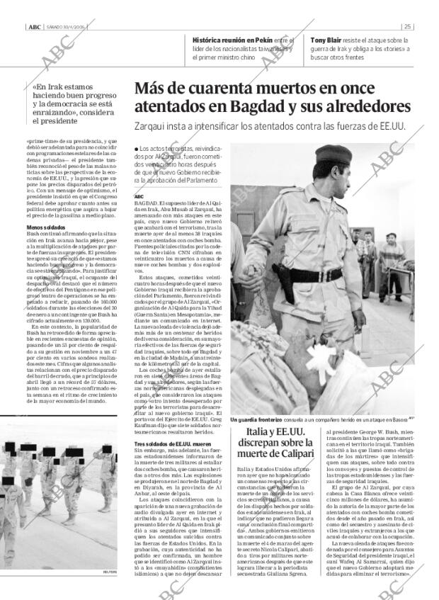 ABC MADRID 30-04-2005 página 25