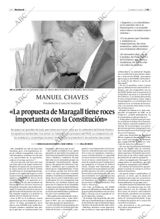 ABC MADRID 01-05-2005 página 14