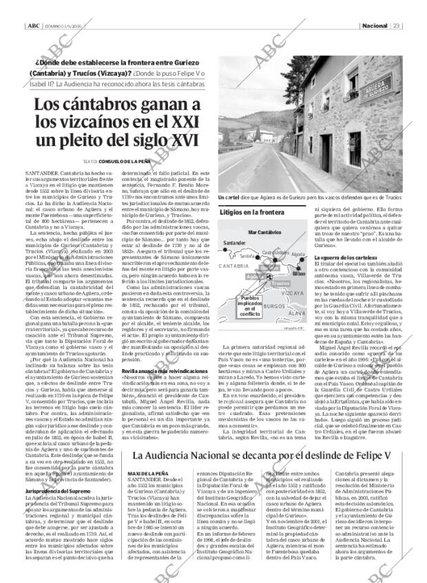 ABC MADRID 01-05-2005 página 23