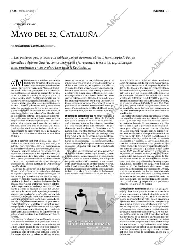 ABC MADRID 01-05-2005 página 3