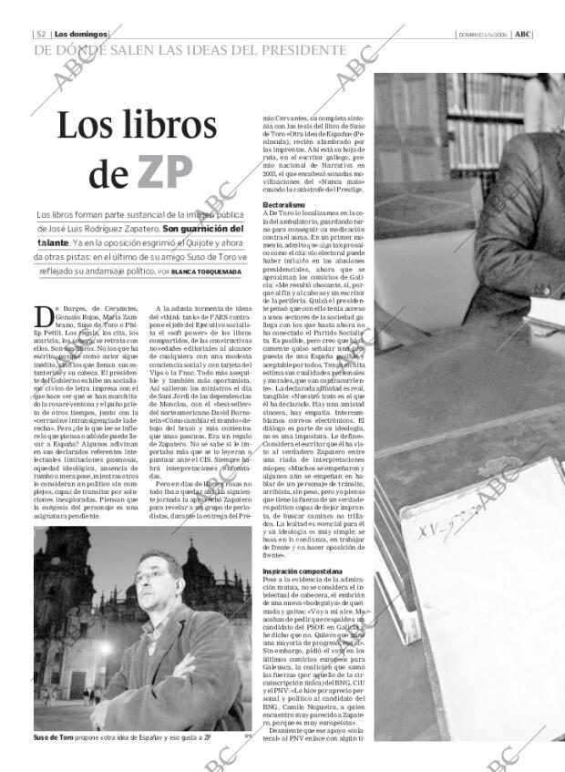 ABC MADRID 01-05-2005 página 52
