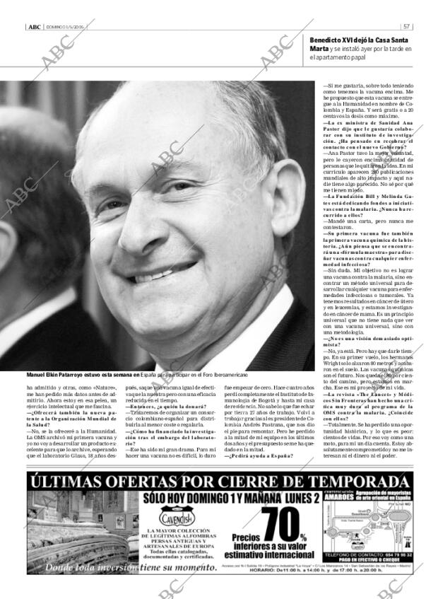 ABC MADRID 01-05-2005 página 57