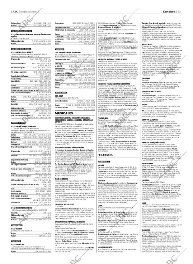 ABC MADRID 01-05-2005 página 73