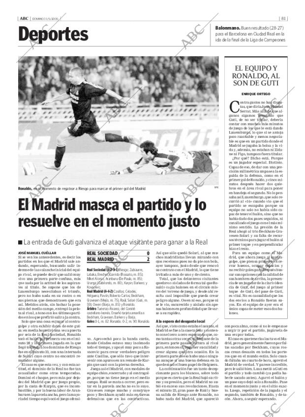ABC MADRID 01-05-2005 página 81