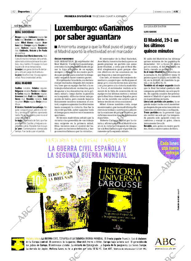 ABC MADRID 01-05-2005 página 82