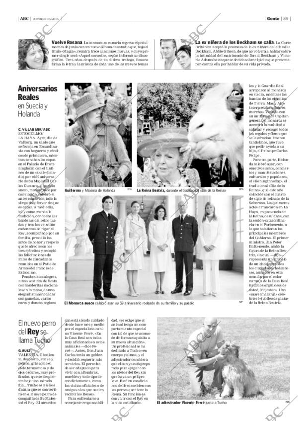 ABC MADRID 01-05-2005 página 89
