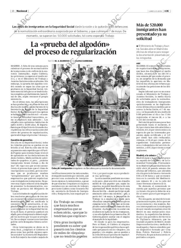 ABC MADRID 02-05-2005 página 18