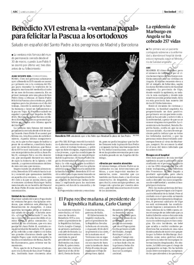 ABC MADRID 02-05-2005 página 45