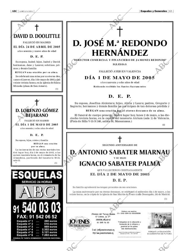 ABC MADRID 02-05-2005 página 65