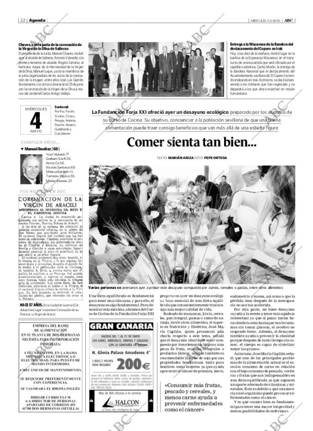 ABC SEVILLA 04-05-2005 página 22