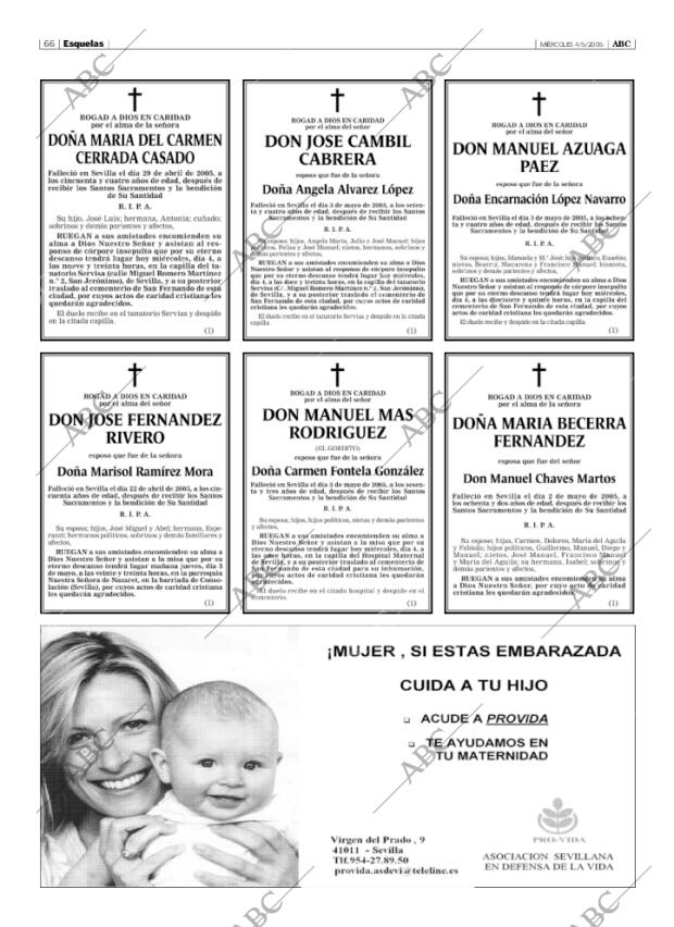 ABC SEVILLA 04-05-2005 página 66