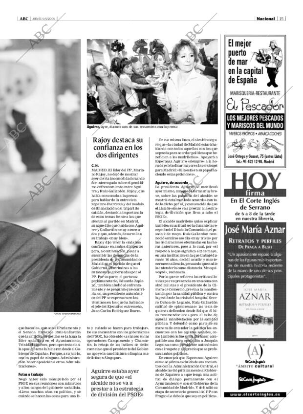 ABC MADRID 05-05-2005 página 15