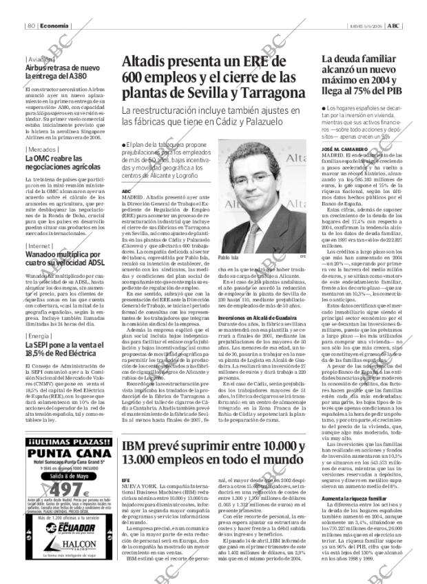 ABC MADRID 05-05-2005 página 80