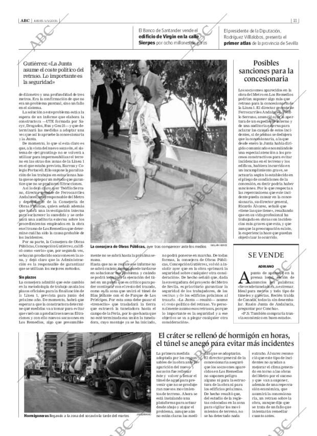 ABC SEVILLA 05-05-2005 página 11