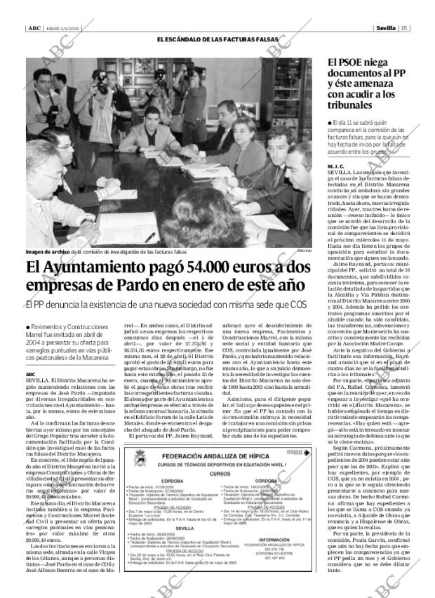 ABC SEVILLA 05-05-2005 página 15