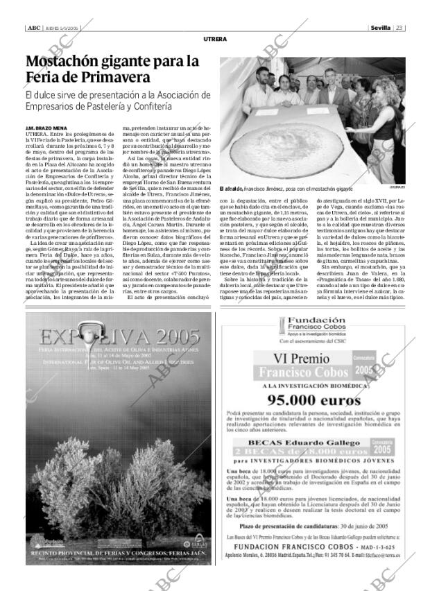 ABC SEVILLA 05-05-2005 página 23
