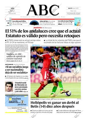 ABC SEVILLA 08-05-2005 página 1