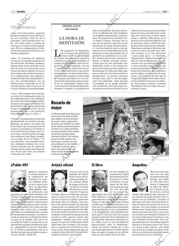 ABC SEVILLA 08-05-2005 página 20