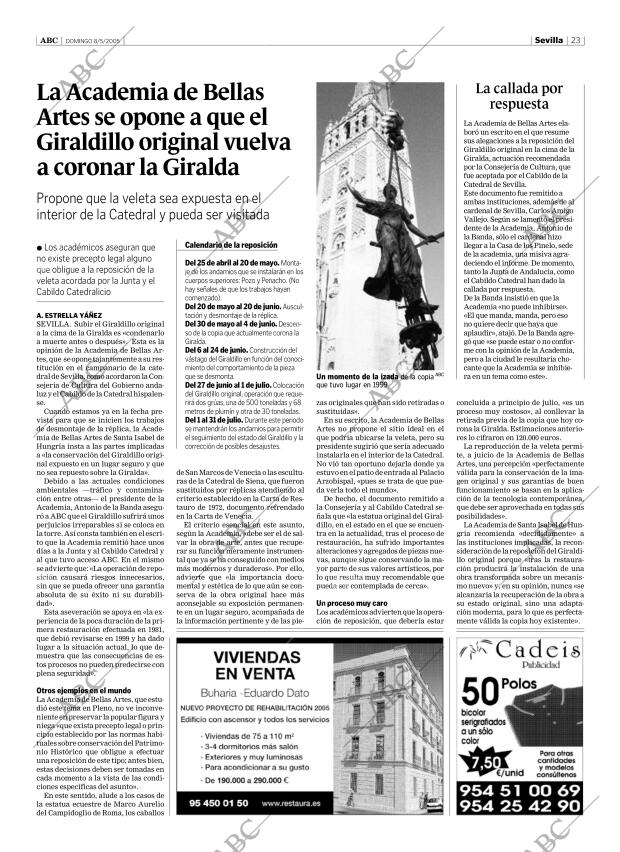 ABC SEVILLA 08-05-2005 página 23