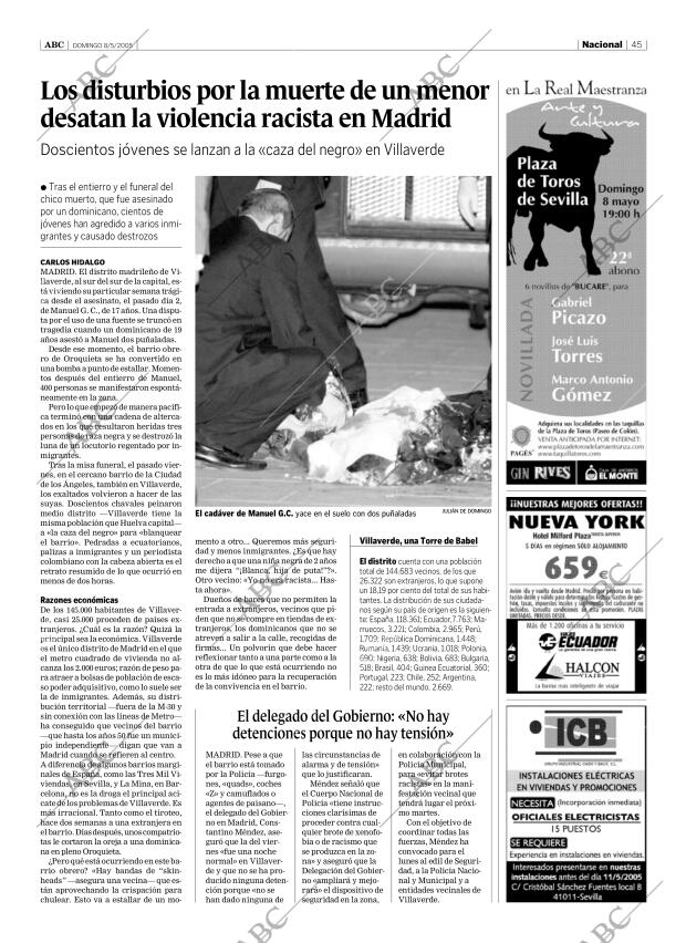 ABC SEVILLA 08-05-2005 página 45