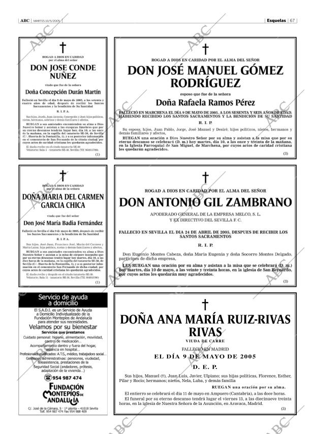 ABC SEVILLA 10-05-2005 página 67